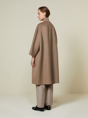 Double cashmere cape coat - Turtledove