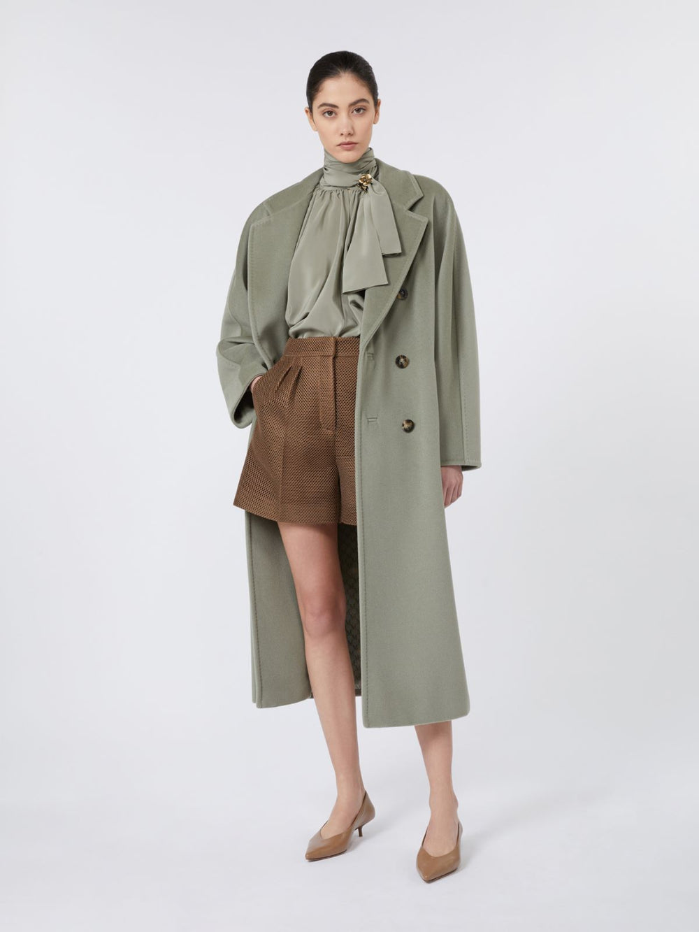 101801 Icon Coat - Sage green