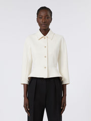 Bonded sable jacket - Ivory