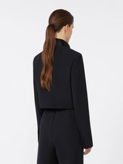 Cropped sable jacket - Black