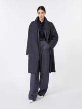 Asymmetrical cotton cloth shirt - Ultramarine