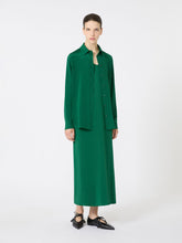 Crêpe de Chine dress - Emerald