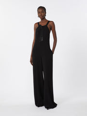 Cady dungaree jumpsuit - Black