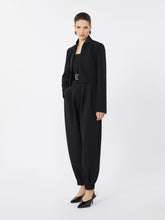 Bonded sable jumpsuit - Black