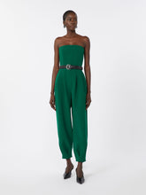 Bonded sable jumpsuit - Emerald