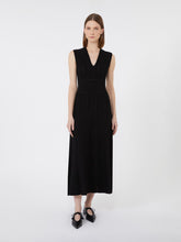 Viscose yarn dress - Black