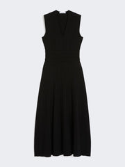 Viscose yarn dress - Black