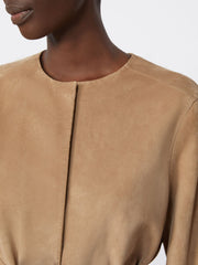 Suede jacket - Hazelnut brown