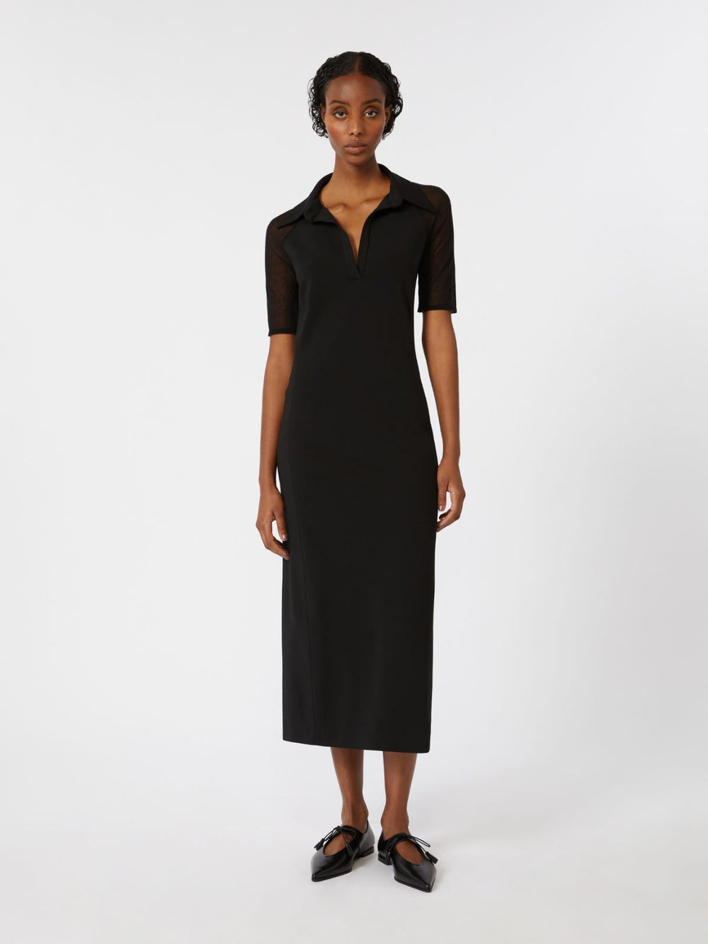 Viscose jersey dress - Black