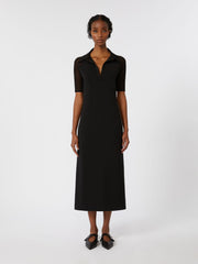 Viscose jersey dress - Black