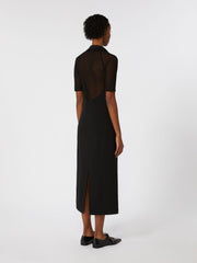 Viscose jersey dress - Black