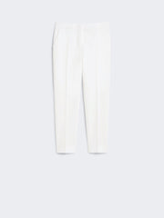 Viscose jersey trousers - White
