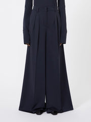 Wool jersey trousers - Ultramarine