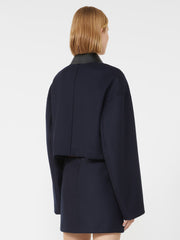 Short wool jacket - Midnightblue