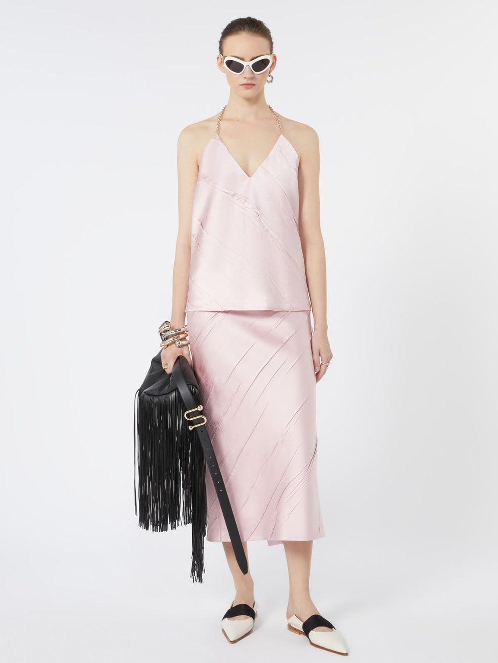 Pencil skirt - Antique rose