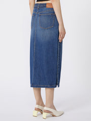 Denim skirt - Midnightblue