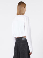 Boxy-fit cotton shirt - Optical white