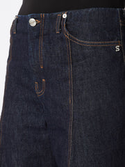 Oversized low-rise trousers - Midnightblue