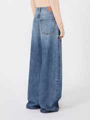 Oversized low-waisted jeans - Midnightblue