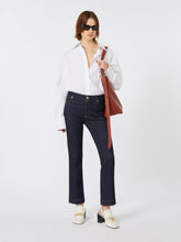 Perfect-fit mini flare jeans - Ultramarine
