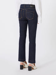 Perfect-fit mini flare jeans - Ultramarine
