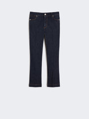 Perfect-fit mini flare jeans - Ultramarine