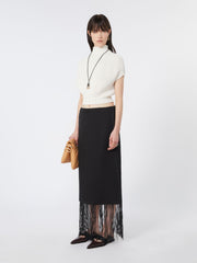 Balloon-Shaped Cotton Jumper - Ivory