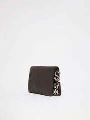 Padded nappa-leather mini Soffy Bag - Cocoa