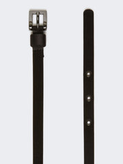 Bejewelled satin belt - Black