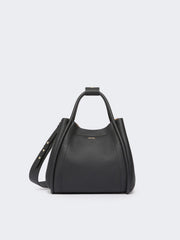 Small leather Marine bag - Black