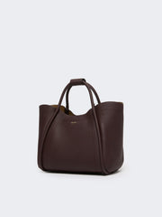 Small leather Marine bag - Bordeaux