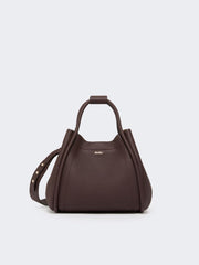 Small leather Marine bag - Bordeaux