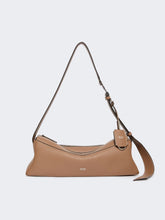 Small leather shoulder bag - Brown