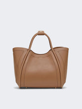 Medium leather Marine bag - Brown bronze