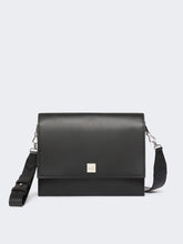 Medium crossbody bag in leather - Black