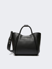 Small leather Marine bag - Black