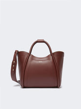Small leather Marine bag - Bordeaux