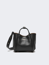 Extra-small leather Marine bag - Black