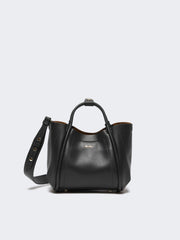 Extra-small leather Marine bag - Black