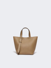 Extra-small leather Archetipo bag - Mud