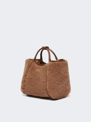 Extra-small Teddy-fabric Marine Bag - Camel