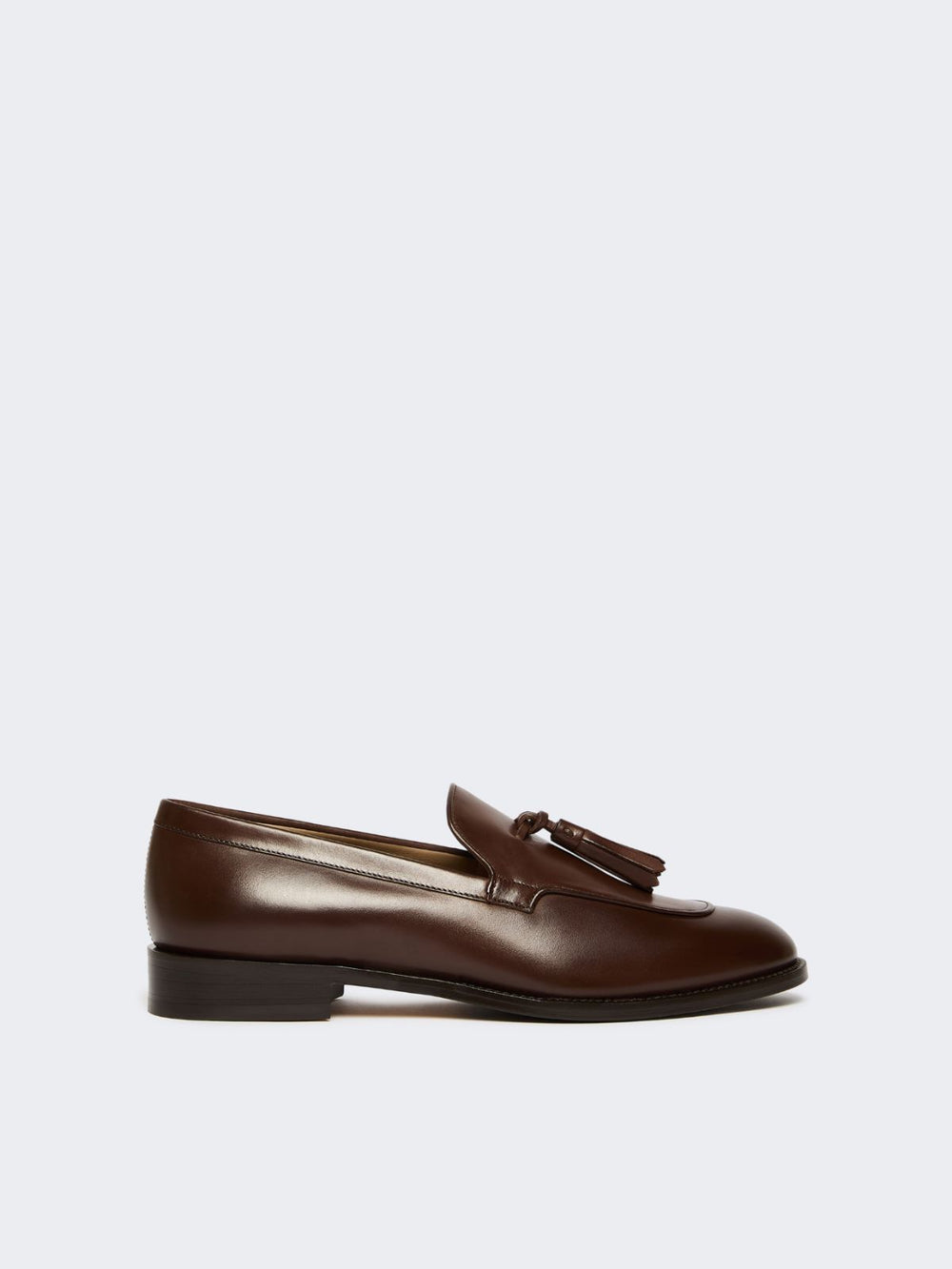 Tasselled leather loafers - Cocoa