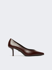 Smooth leather court shoes - Bordeaux