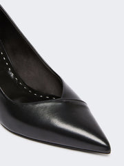 Nappa leather court shoes - Black