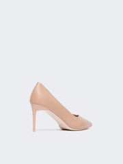 Nappa leather court shoes - Powder