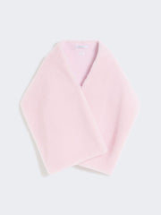 Alpaca and wool Teddy stole - Beige pink