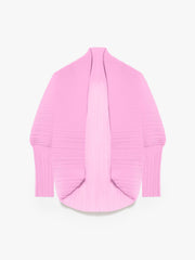 Pleated fabric shrug - Shocking pink