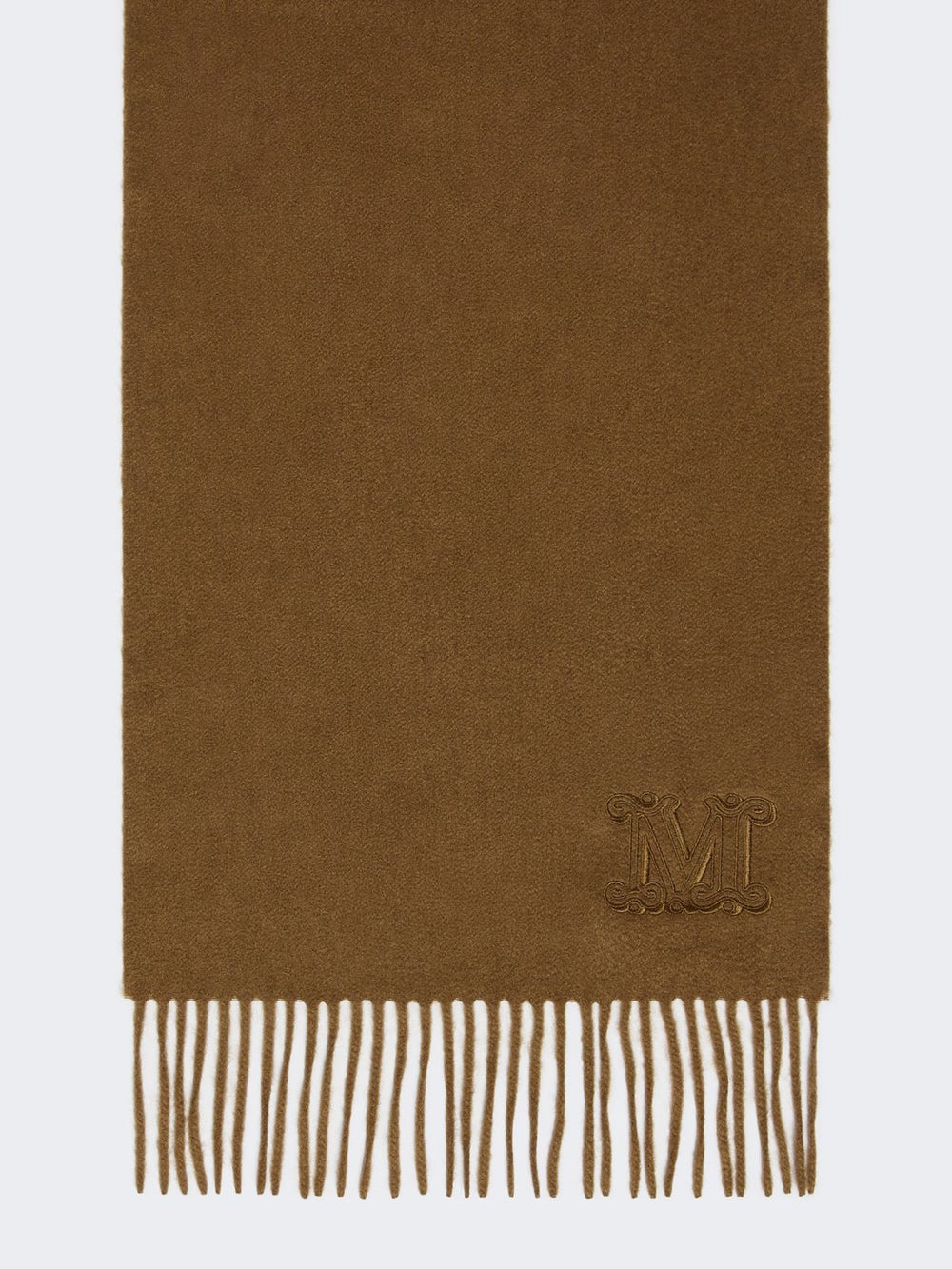 Monogram-embroidered cashmere stole - Colonial