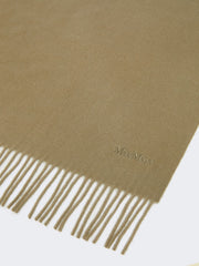 Cashmere logo stole - Green