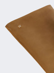 Long Nappa leather gloves - Tobacco